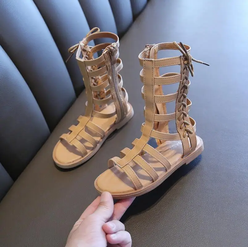 2022 Girls Sandals Soft Bottom Little Princess Shoes Summer New Children's High Roman Shoes Baby Princess Peep-toe Beach Sandals
2022 Girls Sandals Soft Bottom Little Princess Shoes Summer New Children's High Roman Shoes Baby Princess Peep-toe Beach Sandals