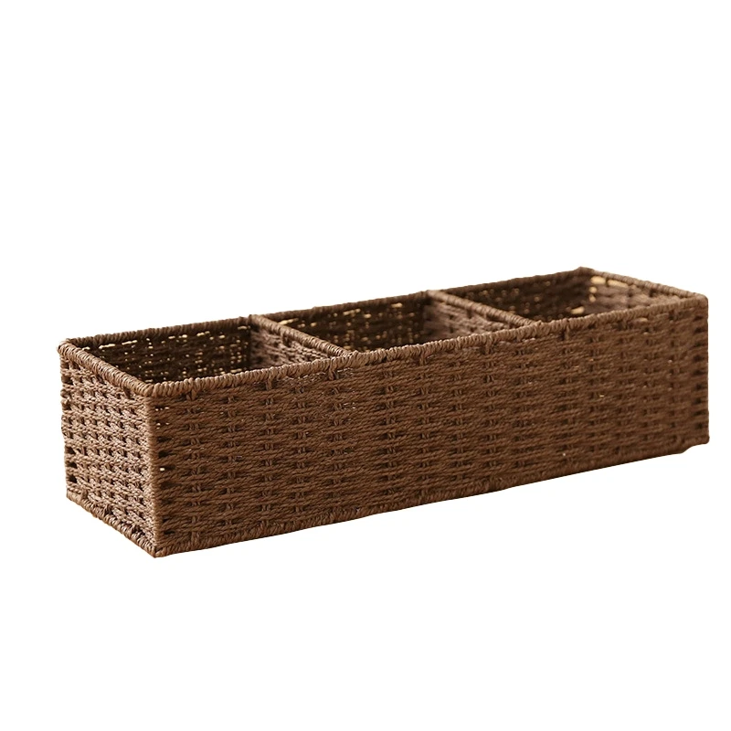 Woven Storage Box Desktop Miscellaneous Box Toilet Paper Box Storage Bathroom Organizer Bathroom Sink Storage Countertop Durable
Woven Storage Box Desktop Miscellaneous Box Toilet Paper Box Storage Bathroom Organizer Bathroom Sink Storage Countertop Durable