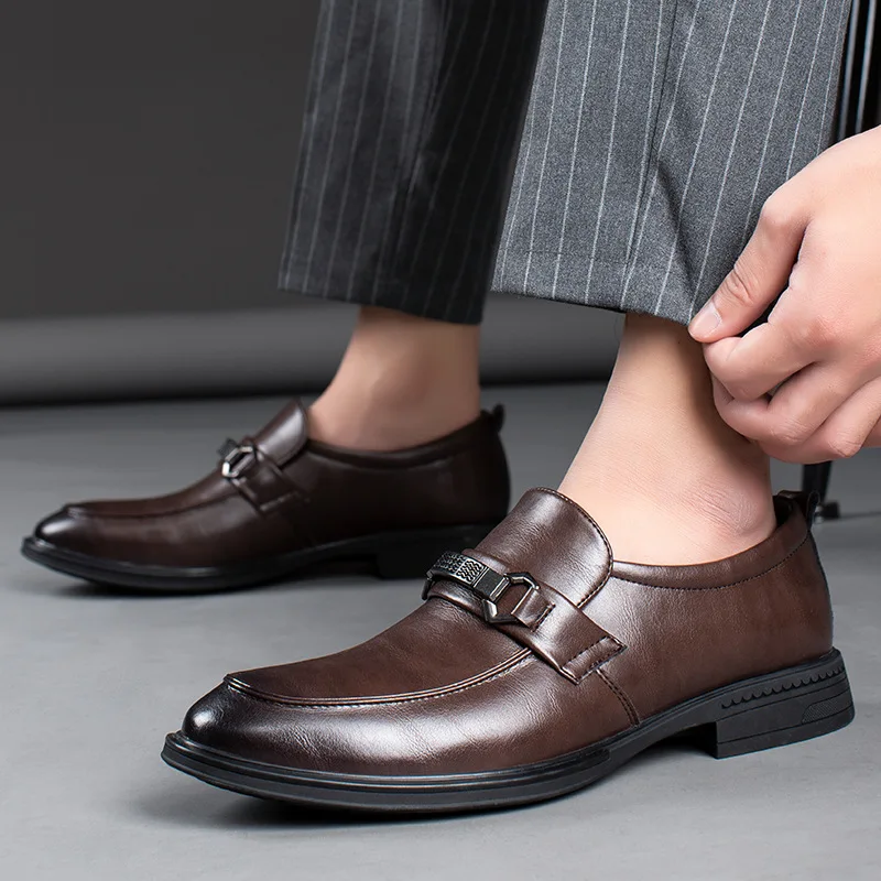 Business Flat Shoes Men Brand Designer Formal Dress Leather Shoes Men's Loafers British Oxfords Male Wedding Party Shoes
Business Flat Shoes Men Brand Designer Formal Dress Leather Shoes Men's Loafers British Oxfords Male Wedding Party Shoes