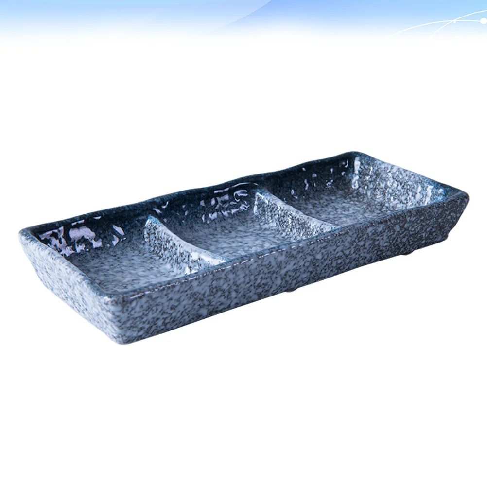 Sushi Dip Sauce Bowl Shoyu Soy Appetizer Serving Tray Ceramic Divided Plate Dish Pickles 
Sushi Dip Sauce Bowl Shoyu Soy Appetizer Serving Tray Ceramic Divided Plate Dish Pickles