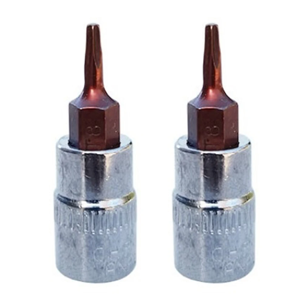 2pcs 38mm Torx Screwdriver Bit 1/4 " Hex Shank Socket Bits Adapter T8 T10 T15 T20 T25 T27 T30 T40 Torx Socket Adapter Hand Tool
2pcs 38mm Torx Screwdriver Bit 1/4 " Hex Shank Socket Bits Adapter T8 T10 T15 T20 T25 T27 T30 T40 Torx Socket Adapter Hand Tool