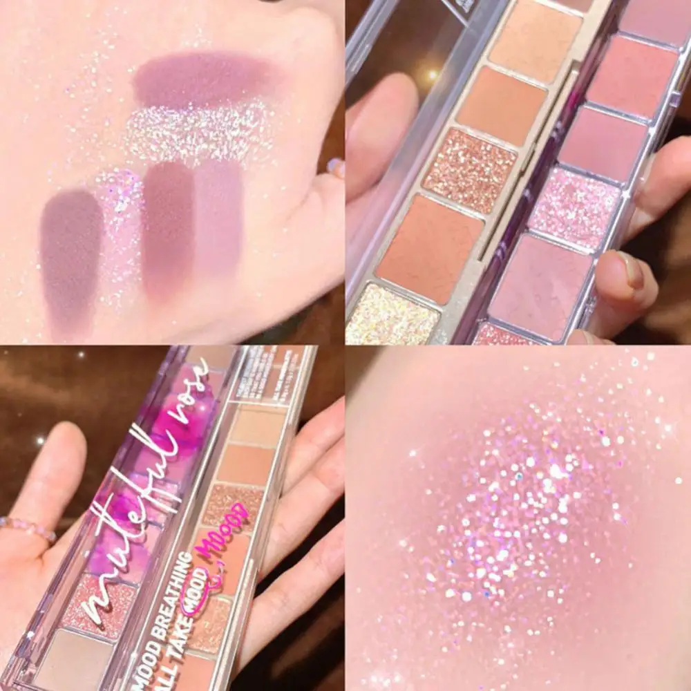 DIKALU 8 Color Matte Eyeshadow Palette Gray Purple Milk Tea Earth Tone Pearlescent Eye Shadow Lasting Shimmer Pigment Makeup 
DIKALU 8 Color Matte Eyeshadow Palette Gray Purple Milk Tea Earth Tone Pearlescent Eye Shadow Lasting Shimmer Pigment Makeup