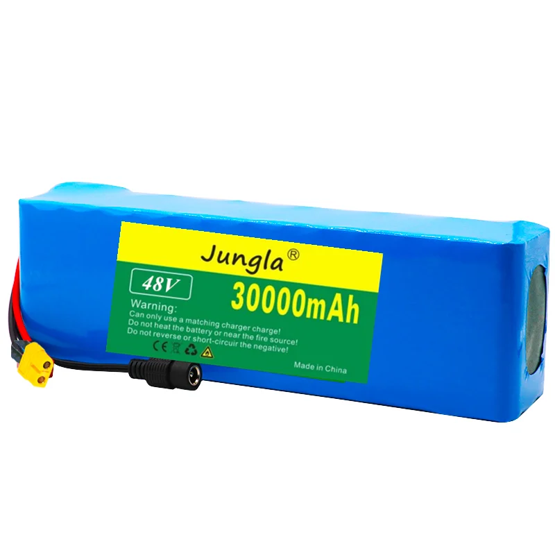 XT60 plug 48v lithium Li-ion battery 48v 30Ah 1000w 13S3P li-ion Battery Pack 54.6v E-bike Electric bicycle Scooter with BMS
XT60 plug 48v lithium Li-ion battery 48v 30Ah 1000w 13S3P li-ion Battery Pack 54.6v E-bike Electric bicycle Scooter with BMS