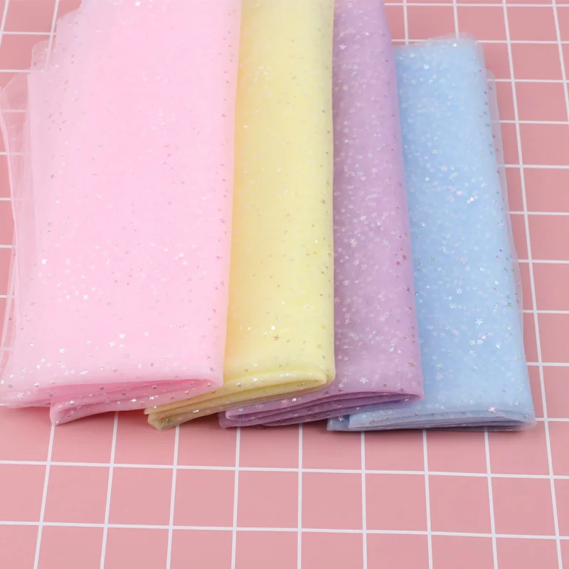 AHB 95*150cm 1pc Organza Fabric Solid Symphony Star Cloth Sheets Clothes Sewing Materials DIY Crafts Patches Home Textile
AHB 95*150cm 1pc Organza Fabric Solid Symphony Star Cloth Sheets Clothes Sewing Materials DIY Crafts Patches Home Textile