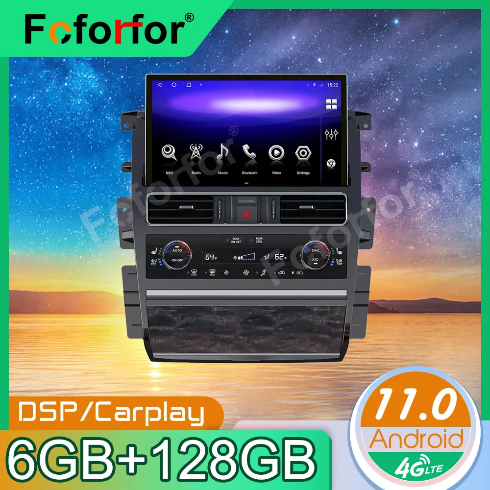 13.3 "The Lastest Qled Screen Android 11 6G+128G For Nissan Patrol Y62 QX80 Armada 2010 -2021 Auto Stereo Radio GPS Navigation
13.3 "The Lastest Qled Screen Android 11 6G+128G For Nissan Patrol Y62 QX80 Armada 2010 -2021 Auto Stereo Radio GPS Navigation