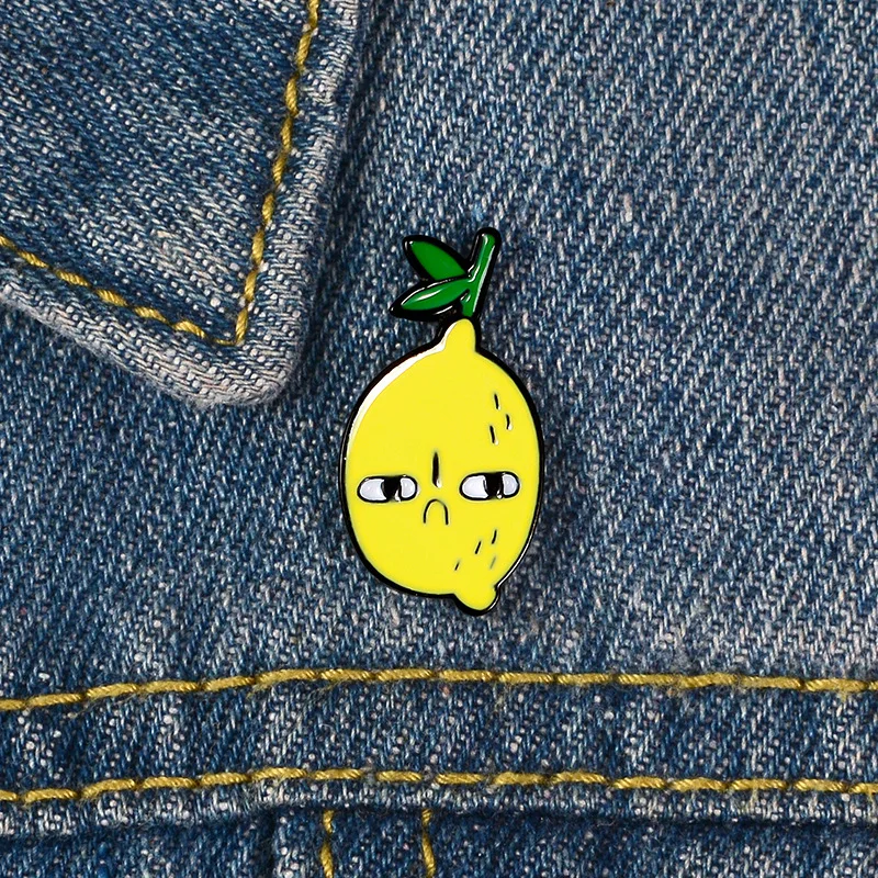 Cartoon Lemon Pins Student Backpack Clothing Accessories Alloy Enamel Lapel Pins Brooches Badge
Cartoon Lemon Pins Student Backpack Clothing Accessories Alloy Enamel Lapel Pins Brooches Badge