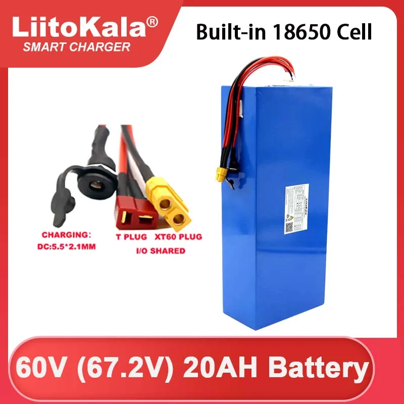 New Original 60V 20ah 18650 li-ion Battery pack conversion kit Electric scooter 67.2v 1000W 1500W ebike batteries with BM
New Original 60V 20ah 18650 li-ion Battery pack conversion kit Electric scooter 67.2v 1000W 1500W ebike batteries with BM