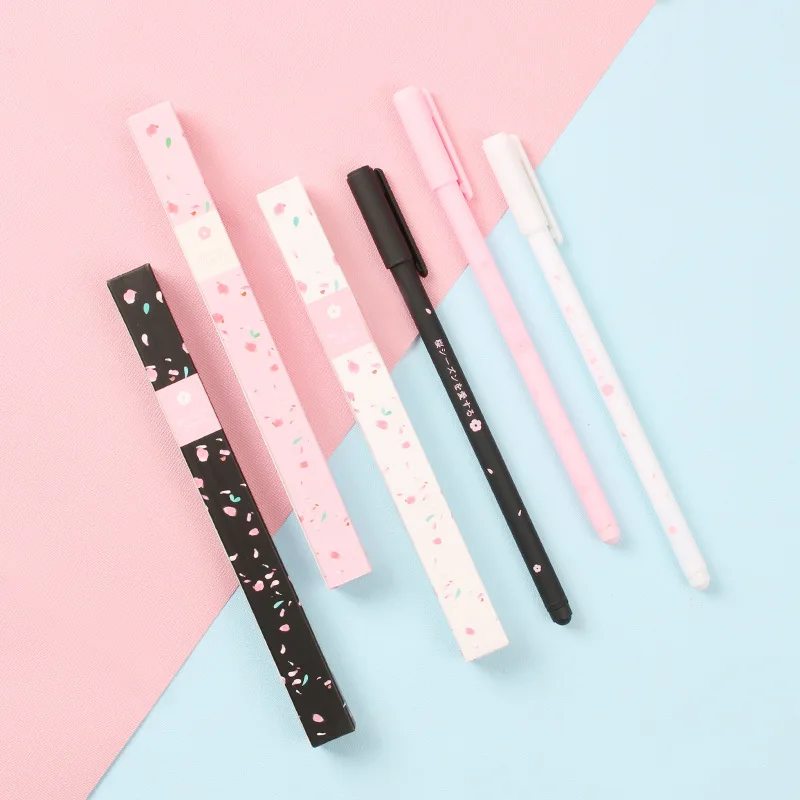 Romantic Sakura Gel Pen Rollerball Pen School Office Supply Student Stationery Signing Pen Black Ink 0.38mm
Romantic Sakura Gel Pen Rollerball Pen School Office Supply Student Stationery Signing Pen Black Ink 0.38mm