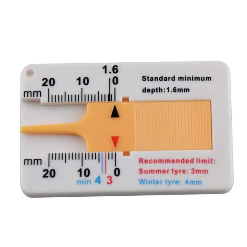 Plastic Tire Pattern Ruler 0-20 Mm Vernier Depth Caliper Tread Gauge Gauge Portable Pattern Meter Car Tyre Depth Tire Depth N7r3
Plastic Tire Pattern Ruler 0-20 Mm Vernier Depth Caliper Tread Gauge Gauge Portable Pattern Meter Car Tyre Depth Tire Depth N7r3