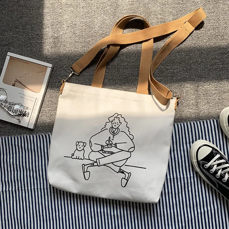 Cartoon Handbag Canvas Tote Bags Cute Print Foldable Reusable Women Canvas Casual Shoulder Bag Shopping Bag Shopper Crossbody
Cartoon Handbag Canvas Tote Bags Cute Print Foldable Reusable Women Canvas Casual Shoulder Bag Shopping Bag Shopper Crossbody