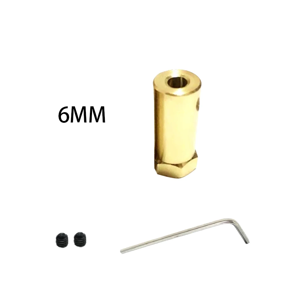 1pc11~12mm Extended Brass Rigid Hexagon Coupling BrassCoupler M4 Screw Spanner For Motor Shaft And Other Model Accessories
1pc11~12mm Extended Brass Rigid Hexagon Coupling BrassCoupler M4 Screw Spanner For Motor Shaft And Other Model Accessories