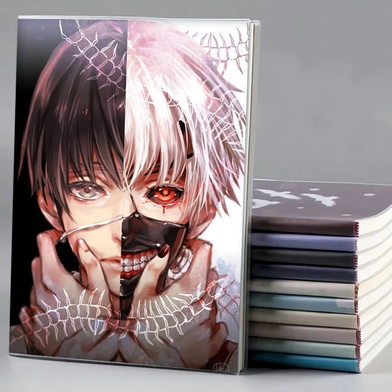 Tokyo Ghoul Notebook Anime Kaneki Ken Notebooks Cartoon Square Peripherals Stationery Printing Student School Sketchbook Gift
Tokyo Ghoul Notebook Anime Kaneki Ken Notebooks Cartoon Square Peripherals Stationery Printing Student School Sketchbook Gift
