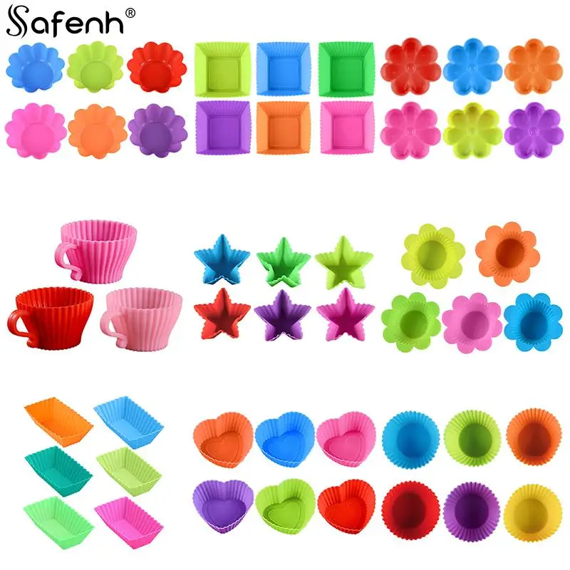 1PC Random Cupcake Mold Multi Color Baking Silicone Cup Cupcake Mold Heat Resistant Cake Decoration Molds Tools Baking Dish Mold
1PC Random Cupcake Mold Multi Color Baking Silicone Cup Cupcake Mold Heat Resistant Cake Decoration Molds Tools Baking Dish Mold