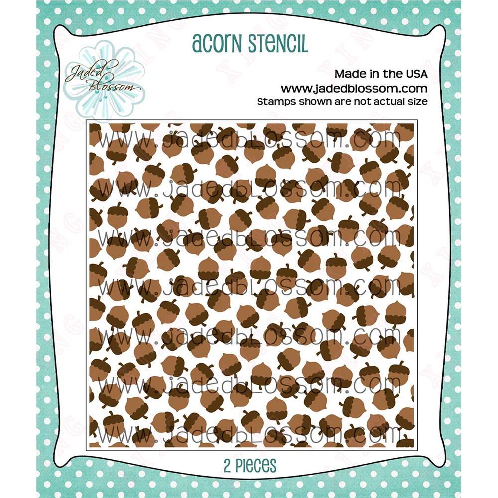 Newest Reusable Layering Stencil Painting Scrapbook Paper Decoration Coloring Embossing Template Acorn Stencil Set Craft Cut Die
Newest Reusable Layering Stencil Painting Scrapbook Paper Decoration Coloring Embossing Template Acorn Stencil Set Craft Cut Die