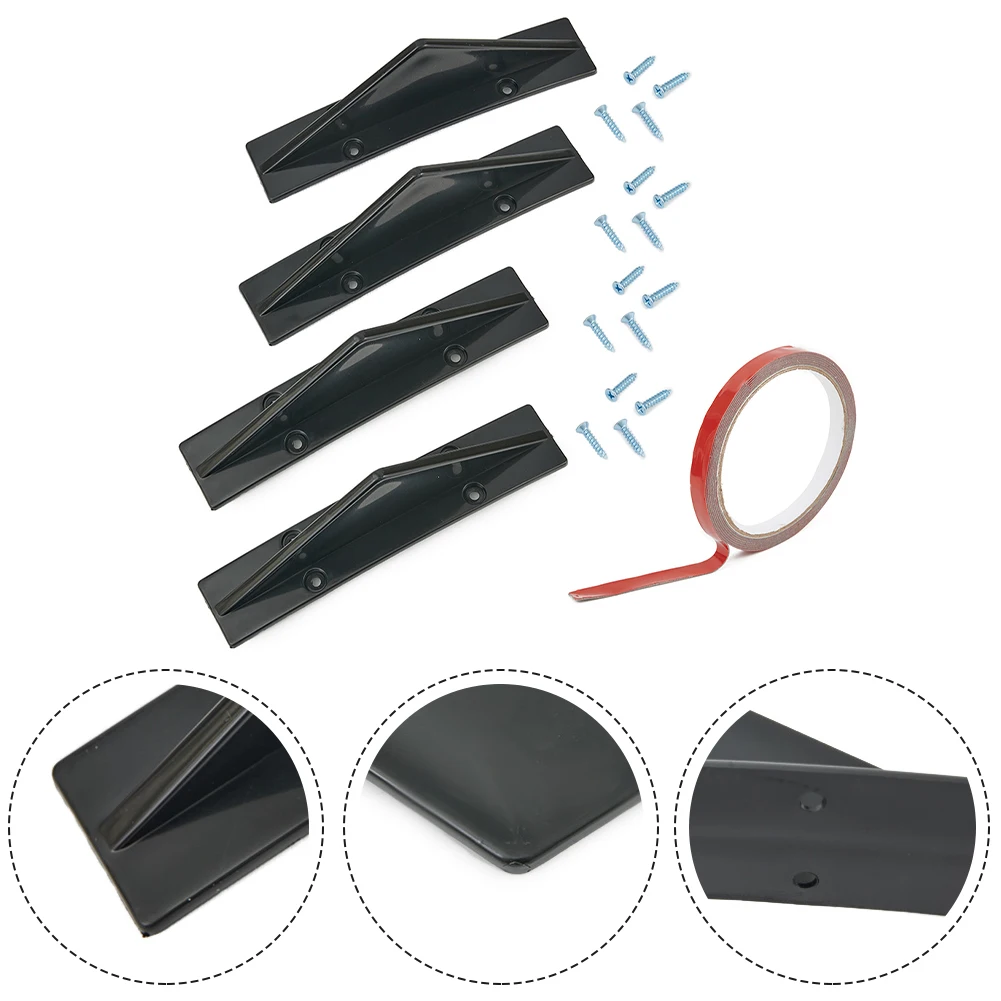 4*Universal Rear Bumper Lip Diffuser Fin Trim Gloss Black Rear Bumper Spoiler Car-Styling ABS For Chrysler 300 Exterior Parts
4*Universal Rear Bumper Lip Diffuser Fin Trim Gloss Black Rear Bumper Spoiler Car-Styling ABS For Chrysler 300 Exterior Parts