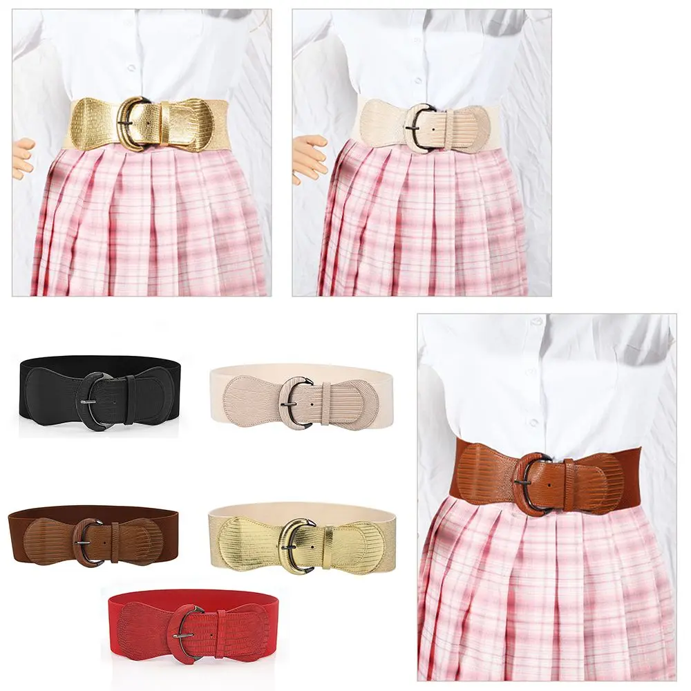 Ladies Wide Belt Decorative Waistband Waist Chain Leather Elastic Stretch Adjustable Vintage Dress Accessories Trendy Fashion
Ladies Wide Belt Decorative Waistband Waist Chain Leather Elastic Stretch Adjustable Vintage Dress Accessories Trendy Fashion