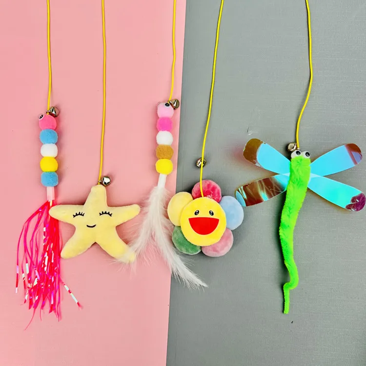 Retractable Elastic Rope Cat Toy Feather Stick Small Bell Rat Cage Toy Artificial Colorful Cat Teasing Toy Pet Supplies
Retractable Elastic Rope Cat Toy Feather Stick Small Bell Rat Cage Toy Artificial Colorful Cat Teasing Toy Pet Supplies