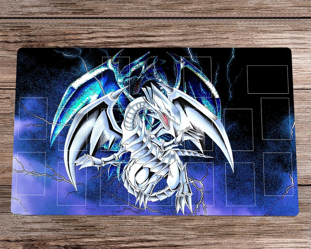 YuGiOh Anime TCG CCG Playmat Blue Eyes Ultimate Dragon Trading Card Game Mat & Zones & Bag Anti-slip Desk Pad Mousepad 60x35cm
YuGiOh Anime TCG CCG Playmat Blue Eyes Ultimate Dragon Trading Card Game Mat & Zones & Bag Anti-slip Desk Pad Mousepad 60x35cm
