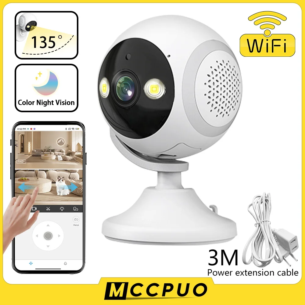 Mccpuo 5MP Mini Cube WiFi Camera Indoor Dual Screen Human Tracking Baby Monitor PTZ Security Protection CCTV Video Surveillance
Mccpuo 5MP Mini Cube WiFi Camera Indoor Dual Screen Human Tracking Baby Monitor PTZ Security Protection CCTV Video Surveillance