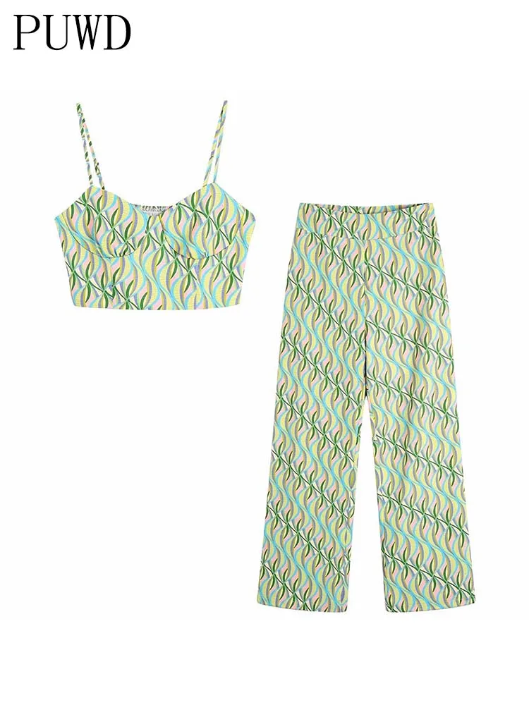 Женский атласный костюм на бретельках с принтом PUWD, весна 2022, Модный женский жилет в стиле High Street, милые короткие костюмы
Женский атласный костюм на бретельках с принтом PUWD, весна 2022, Модный женский жилет в стиле High Street, милые короткие костюмы