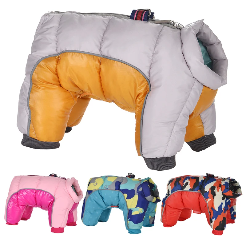 Winter Dog Clothes Warm Puppy Pet Dog Coat Jacket Waterproof Reflective Clothing For Dogs Chihuahua French Bulldog Pug Overalls
Winter Dog Clothes Warm Puppy Pet Dog Coat Jacket Waterproof Reflective Clothing For Dogs Chihuahua French Bulldog Pug Overalls