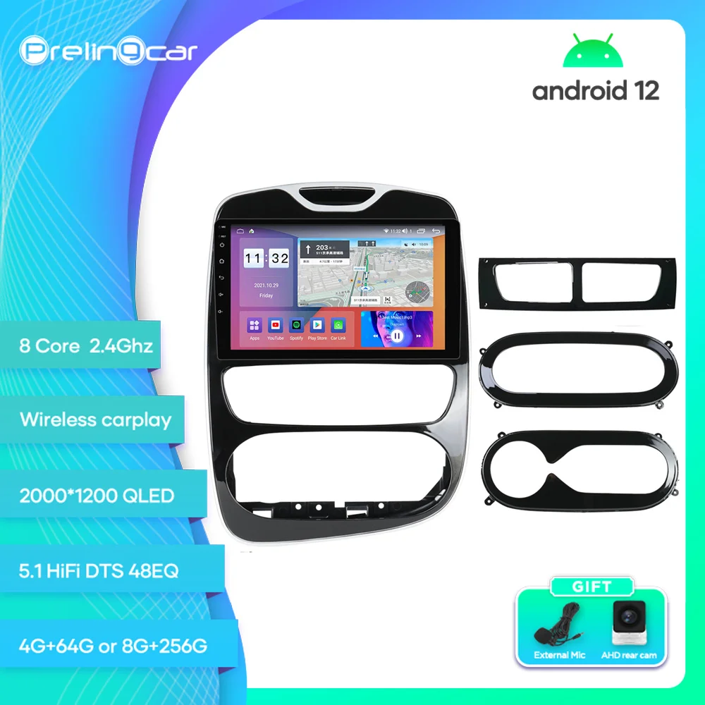 For Renault Clio 4 BH98 KH98 2012- 2018 Years Android 12 Car Monitor 8 256g Carplay RDS GPS Built 2din Radio DVD Player 5.1 DTS
For Renault Clio 4 BH98 KH98 2012- 2018 Years Android 12 Car Monitor 8 256g Carplay RDS GPS Built 2din Radio DVD Player 5.1 DTS