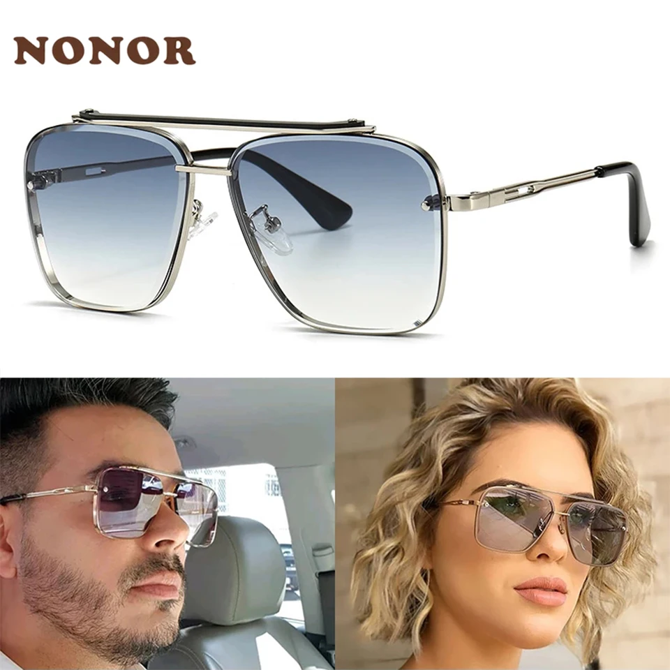 NONOR Luxury Gradient Sunglasses Brand Design Classic Mach Six Style Gradient Sun Glasses Alloy Frame
NONOR Luxury Gradient Sunglasses Brand Design Classic Mach Six Style Gradient Sun Glasses Alloy Frame