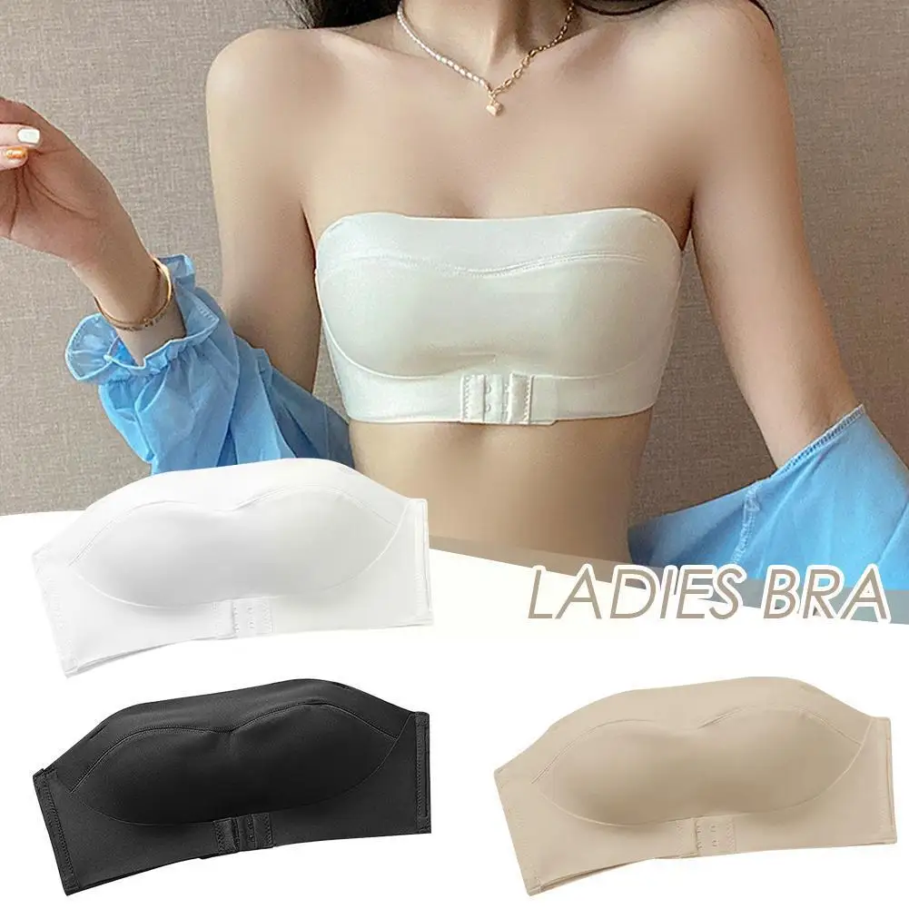 New Women's Strapless Bandeau Bra Invisible Seamless Lingerie Sexy Wire Underwear Up Top Bra Bra Free Push Bridal Bra Anti- I9B6
New Women's Strapless Bandeau Bra Invisible Seamless Lingerie Sexy Wire Underwear Up Top Bra Bra Free Push Bridal Bra Anti- I9B6