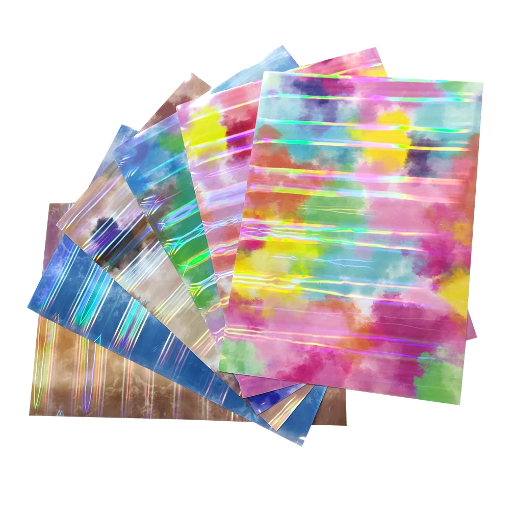 Magic Bright Color Cloud Pattern Transparent Holographic Faux Leather Sheets TPU for Keychains Phone cases Handbags DIY Crafts
Magic Bright Color Cloud Pattern Transparent Holographic Faux Leather Sheets TPU for Keychains Phone cases Handbags DIY Crafts