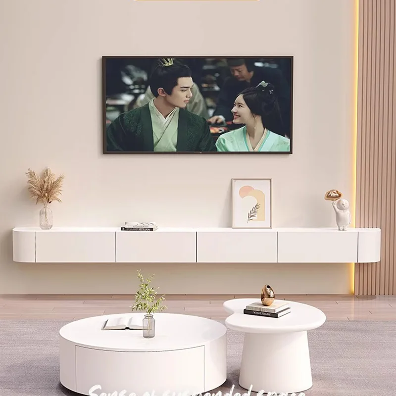 White Living Room Tv Cabinet Wood Flat Style Wall Hanging Tv Consoles Stands Luxury Mueble Tv Moderno Room Furniture MQ50DS
White Living Room Tv Cabinet Wood Flat Style Wall Hanging Tv Consoles Stands Luxury Mueble Tv Moderno Room Furniture MQ50DS