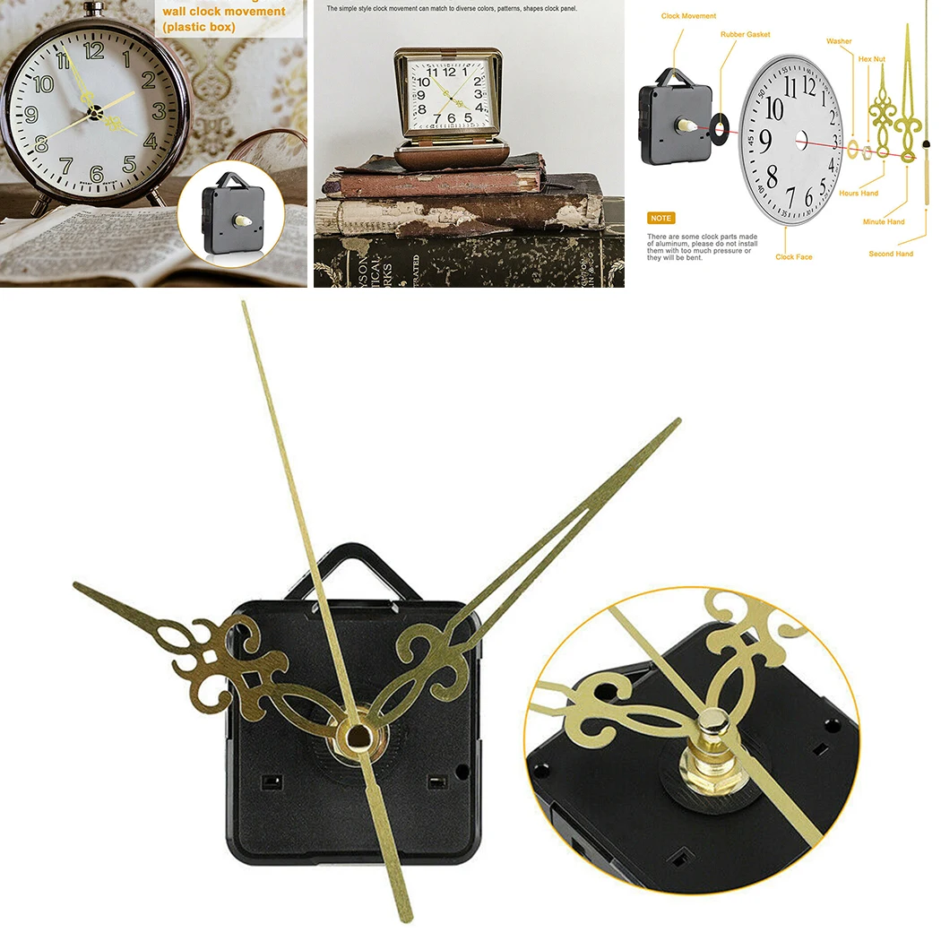 1 Set Silent Sweep Quartz Clock Movement Mechanism Hands 0.5" Shaft DIY Parts Repair Movement Clock Mechanism Parts Clock Parts
1 Set Silent Sweep Quartz Clock Movement Mechanism Hands 0.5" Shaft DIY Parts Repair Movement Clock Mechanism Parts Clock Parts