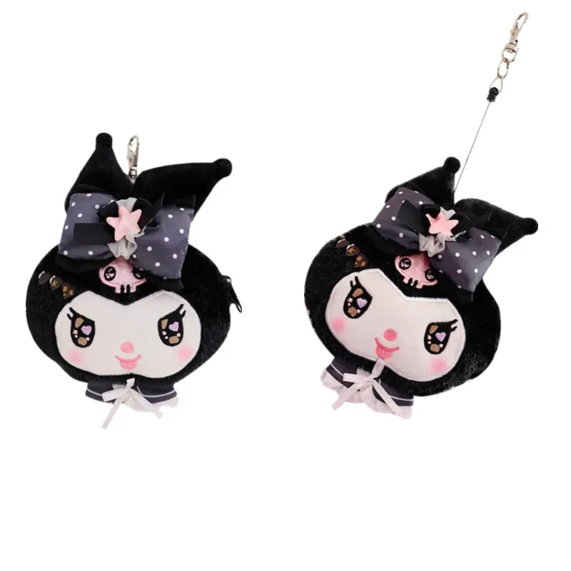 Kawaii Cartoon Anime Black Bow Kuromi Plush Toy Cute Telescopic Keychain Soft Stuffed Plush Coin Purse Pendant Toy Girls Gift
Kawaii Cartoon Anime Black Bow Kuromi Plush Toy Cute Telescopic Keychain Soft Stuffed Plush Coin Purse Pendant Toy Girls Gift