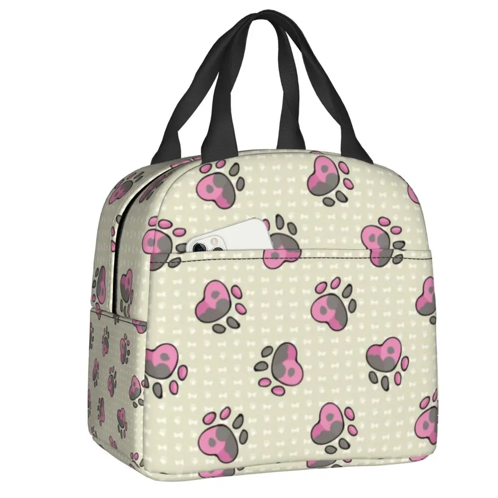 Cute Spotty Puppy Dog Paw Thermal Insulated Lunch Bag Women Pet Shiba Akita Lover Lunch Tote for Work School Travel Food Box
Cute Spotty Puppy Dog Paw Thermal Insulated Lunch Bag Women Pet Shiba Akita Lover Lunch Tote for Work School Travel Food Box
