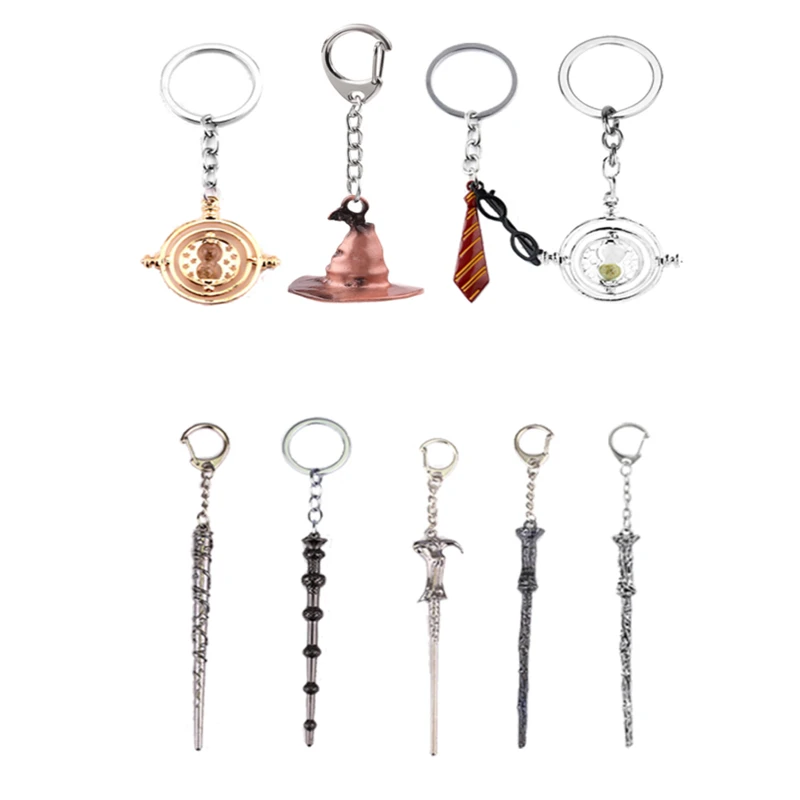 Movie&TV Harries Keychain Potters Golden Snitche Death Hallow Bracelet Time Turner Hourglass Magic Wand Keychain Red Stone Toy
Movie&TV Harries Keychain Potters Golden Snitche Death Hallow Bracelet Time Turner Hourglass Magic Wand Keychain Red Stone Toy