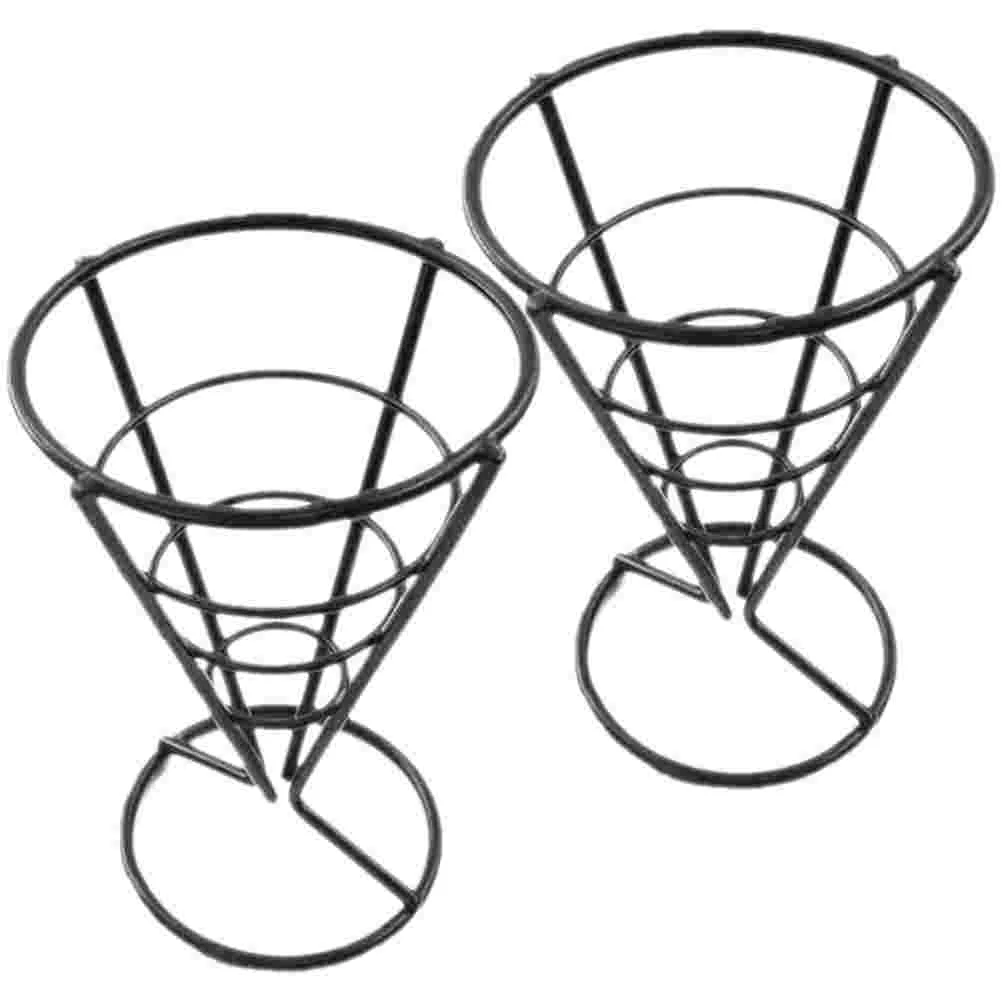 2 Pcs Cone Snack Holder Display Rolling Papers Deep Fry Basket French Fries Rack
2 Pcs Cone Snack Holder Display Rolling Papers Deep Fry Basket French Fries Rack