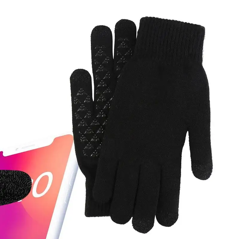 Knit Gloves Winter Mittens For Men Women Hand Warmer With Touchscreen Function For Texting Outdoor Sports & Exercise
Knit Gloves Winter Mittens For Men Women Hand Warmer With Touchscreen Function For Texting Outdoor Sports & Exercise