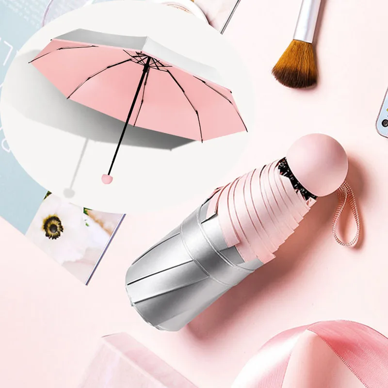 New 8 Ribs Pocket Mini Umbrella Anti UV Paraguas Sun Umbrella Rain Windproof Light Folding Portable Umbrellas for Women Children
New 8 Ribs Pocket Mini Umbrella Anti UV Paraguas Sun Umbrella Rain Windproof Light Folding Portable Umbrellas for Women Children