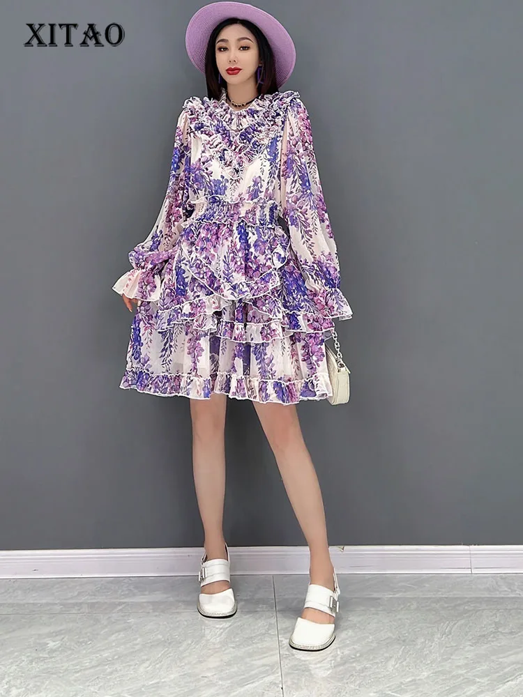XITAO Chiffon Dress Fashion Print Pattern Goddess Fan Pleated 2022 Summer Minority Loose Pullover Elegant Dress WMD6214
XITAO Chiffon Dress Fashion Print Pattern Goddess Fan Pleated 2022 Summer Minority Loose Pullover Elegant Dress WMD6214