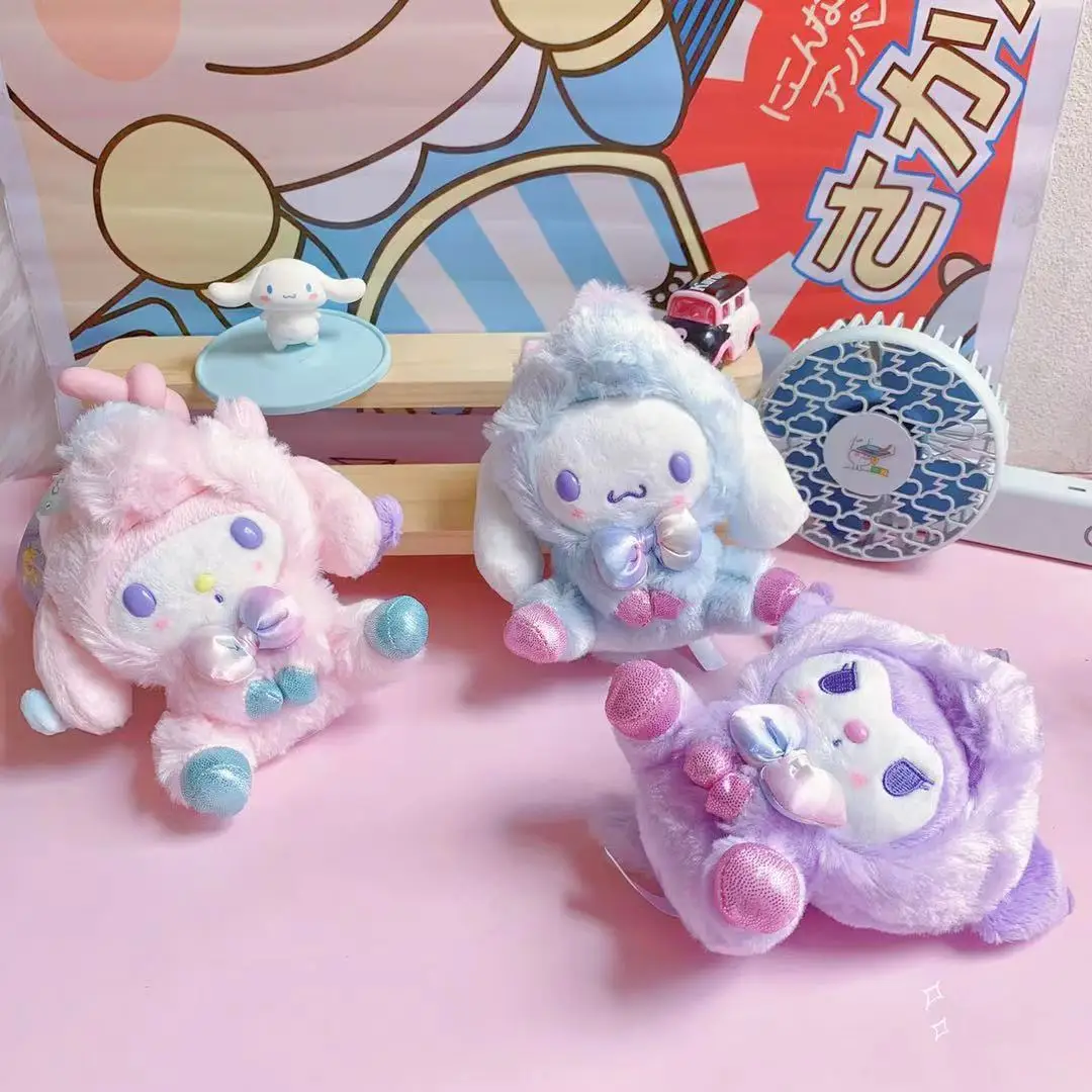 Sanrio Cinnamoroll My Melody Unicorn Pendant Bag Accessories Doll Keychain Kawaii Plush Doll Girl's Heart Gift
Sanrio Cinnamoroll My Melody Unicorn Pendant Bag Accessories Doll Keychain Kawaii Plush Doll Girl's Heart Gift