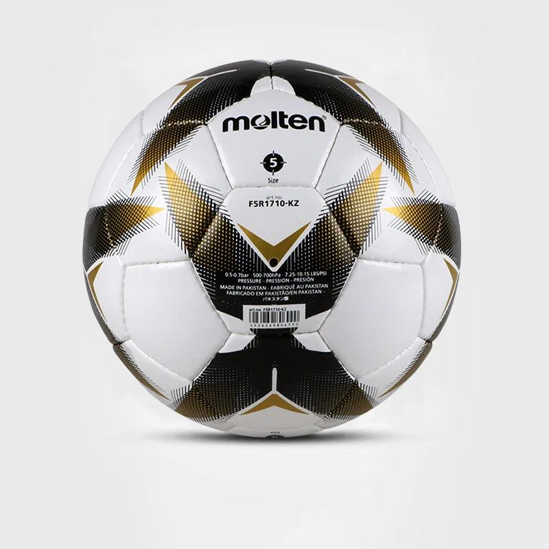 Molten Official Football Ball F5R1710 Size 4/5 High Quality Soccer Ball PV Hand-stitched Wear-resistant Sports Training futebol
Molten Official Football Ball F5R1710 Size 4/5 High Quality Soccer Ball PV Hand-stitched Wear-resistant Sports Training futebol
