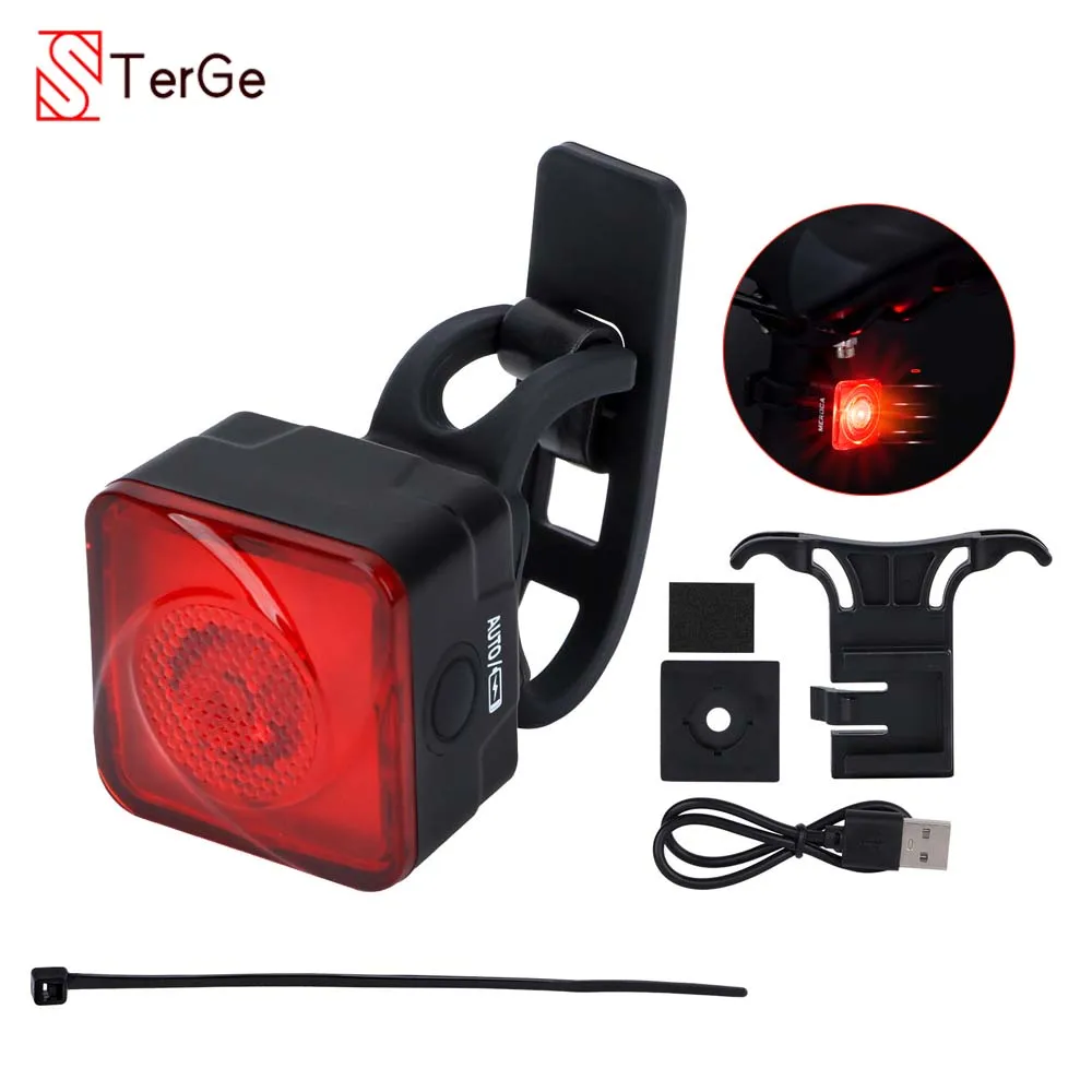 Bicycle Smart Rear Light Brake Sensor USB Rechargeable Mountain Bike Tail Light Auto Stop Cycling Taillight LED Lamp IPX5
Bicycle Smart Rear Light Brake Sensor USB Rechargeable Mountain Bike Tail Light Auto Stop Cycling Taillight LED Lamp IPX5