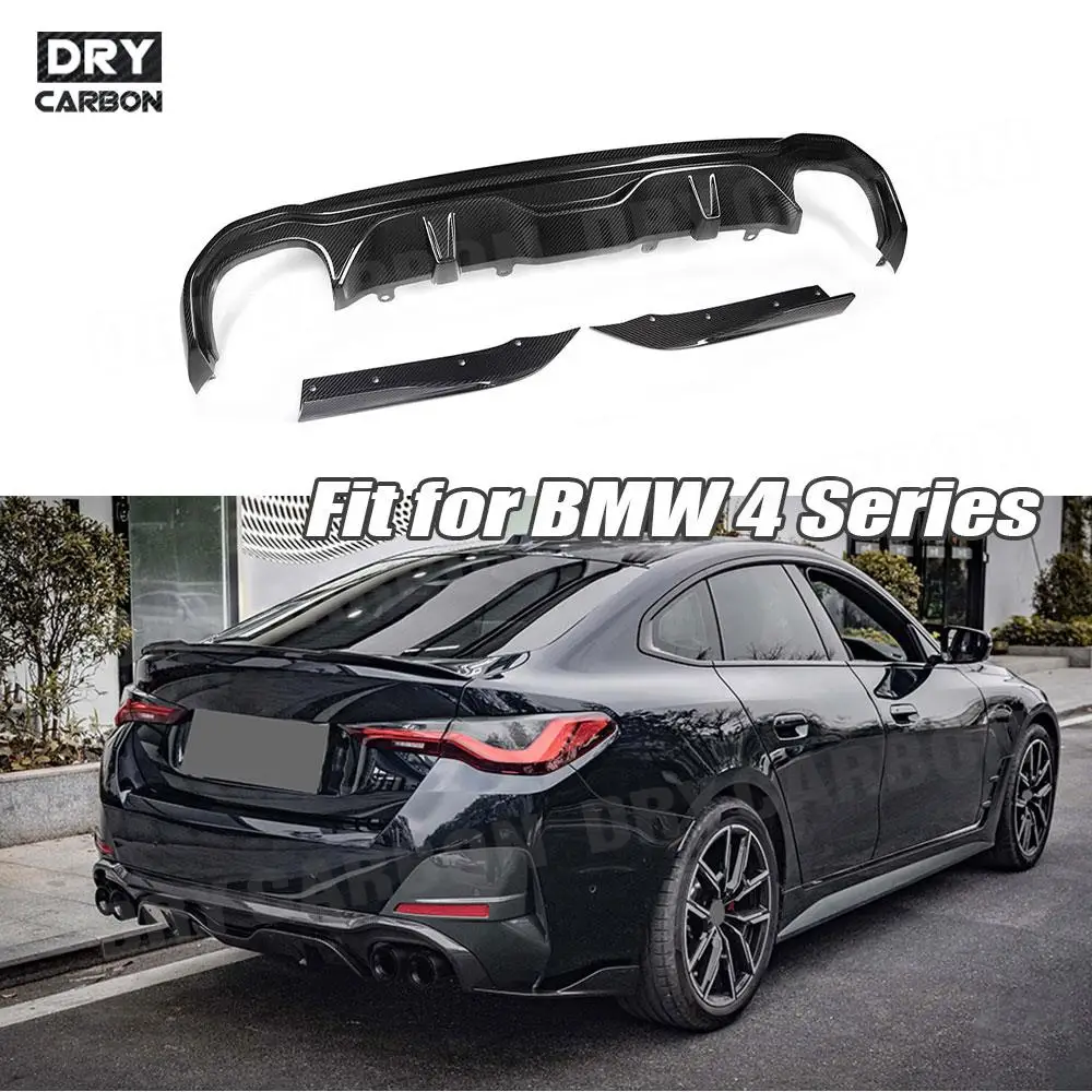 Dry Carbon Fiber Diffuser Car Rear Bumper Lip Spoiler Splitters Side Aprons Accessories for BMW 4 Series G26 M Sport Sedan 2020+
Dry Carbon Fiber Diffuser Car Rear Bumper Lip Spoiler Splitters Side Aprons Accessories for BMW 4 Series G26 M Sport Sedan 2020+