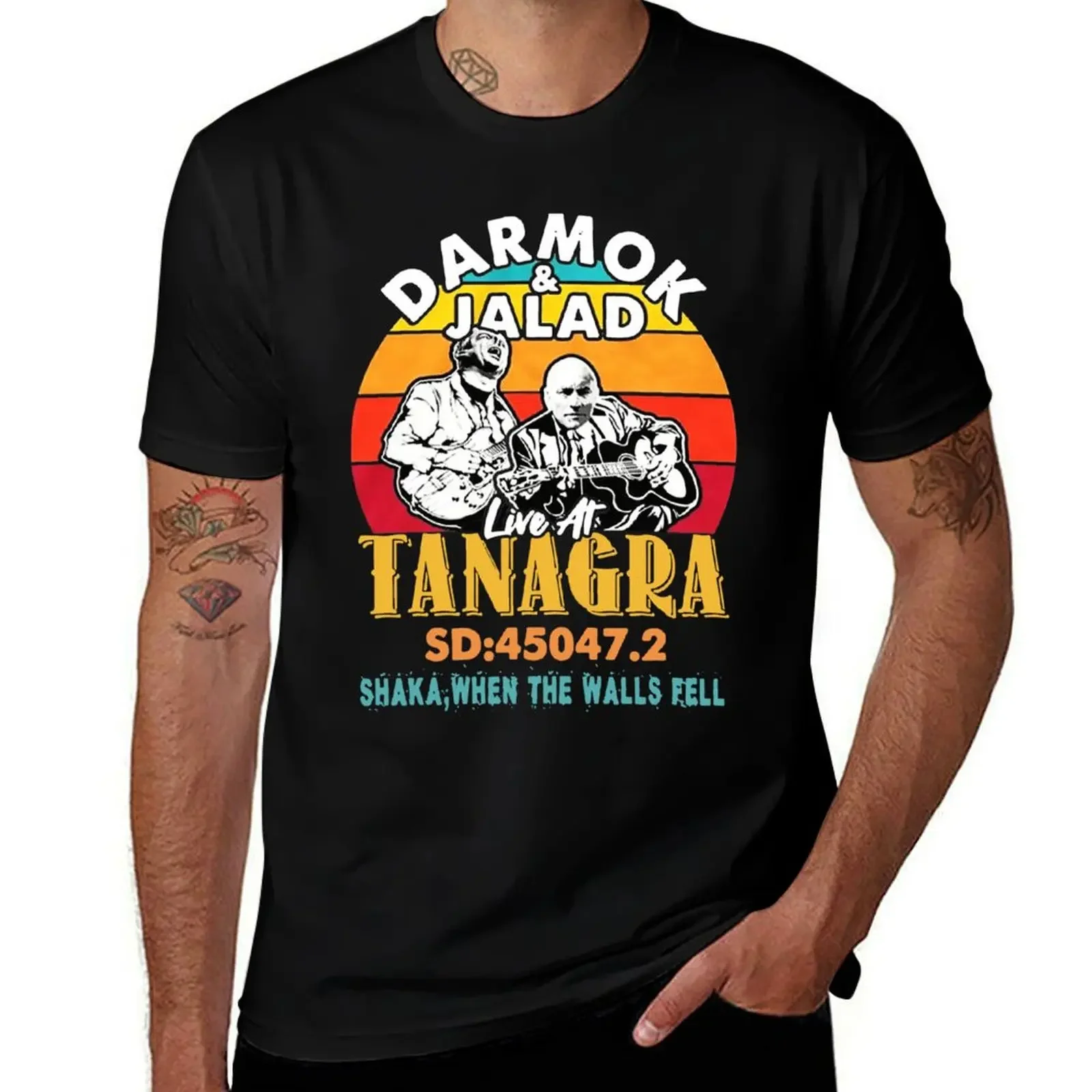 Футболка Darmok И Jalad at Tanagra сентябрь 1991 милая одежда футболка из аниме тяжелые