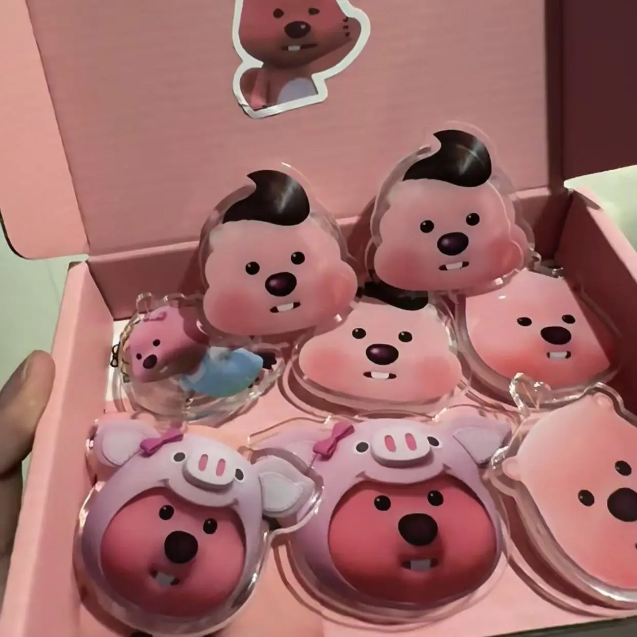 Loopy Cute Cartoon Pink Beaver Cross Dressing Piglet Mobile Phone Airbag Bracket Kawaii Accessory Adorkable Sweet Girl Dress Up
Loopy Cute Cartoon Pink Beaver Cross Dressing Piglet Mobile Phone Airbag Bracket Kawaii Accessory Adorkable Sweet Girl Dress Up