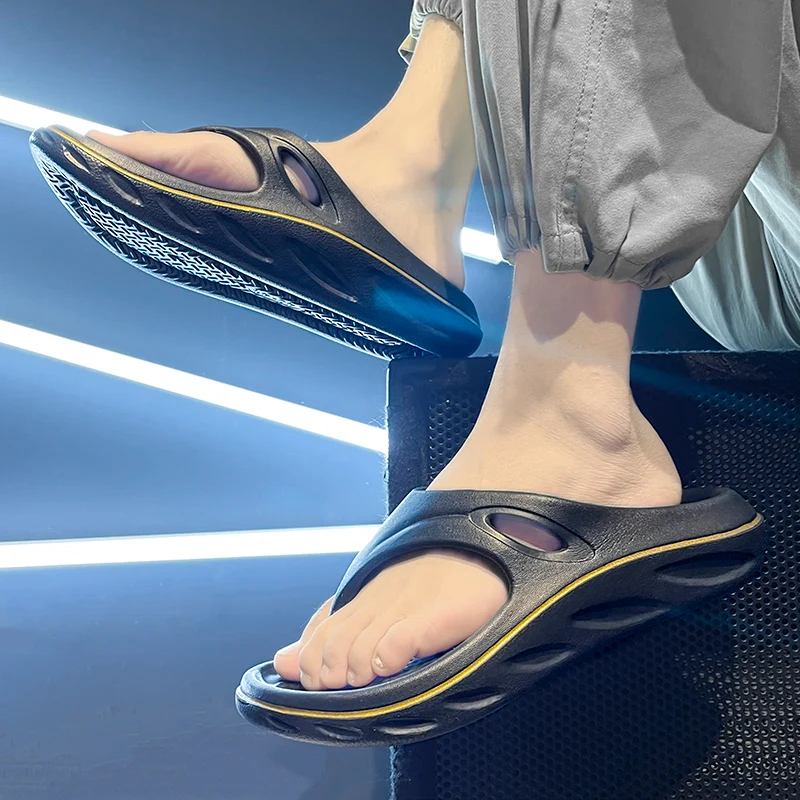 Summer Soft Elastic Thick Sole Flip Flops Fashion Trend Men's Slippers Comfortable Non-slip Indoor and Outdoor Couple Slippers
Summer Soft Elastic Thick Sole Flip Flops Fashion Trend Men's Slippers Comfortable Non-slip Indoor and Outdoor Couple Slippers