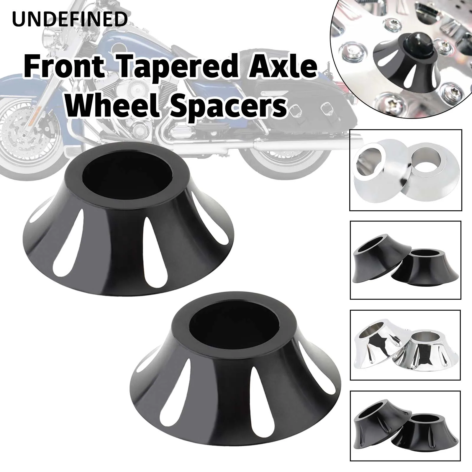 Motorcycle Front 25mm Tapered Axle Wheel Spacers For Harley Touring Bagger CVO Electra Glide Ultra Classic FLHT Road King 08-23
Motorcycle Front 25mm Tapered Axle Wheel Spacers For Harley Touring Bagger CVO Electra Glide Ultra Classic FLHT Road King 08-23