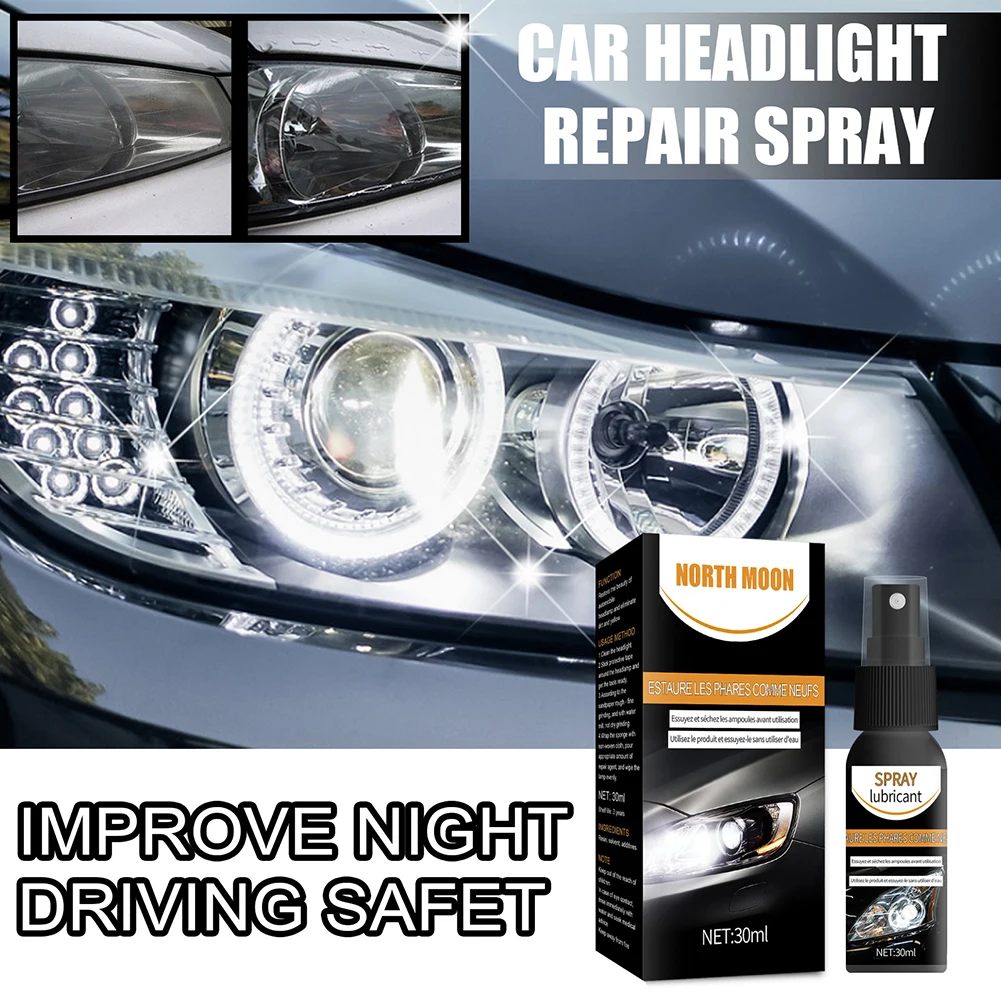 Repair Liquid Refurbishment Agent Spray 30ml/50ml Anti-scratch Headlight Polishing
Repair Liquid Refurbishment Agent Spray 30ml/50ml Anti-scratch Headlight Polishing