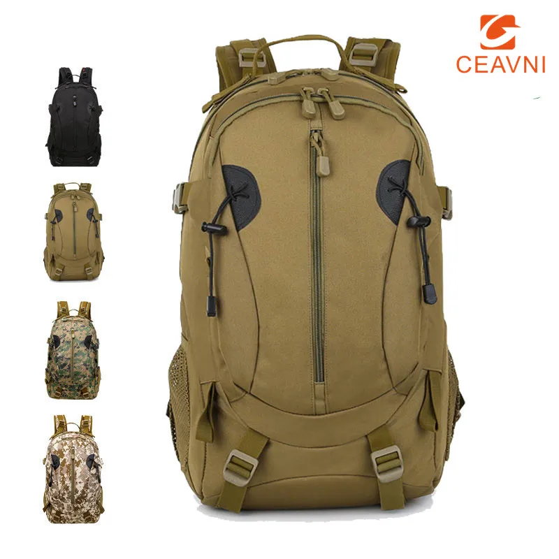 

40L Military Backpack Tactical Bag Men Waterproof Travel Bags Army Molle Climbing Rucksack Hiking Camping Outdoor Sac De Sport