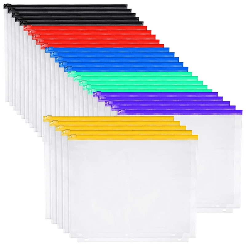 A4 Binder Pockets 3 Holes Binder Folders Binder Pouch Folders 3-Ring Binder Loose Leaf Bags PVC Document Filing Bags
A4 Binder Pockets 3 Holes Binder Folders Binder Pouch Folders 3-Ring Binder Loose Leaf Bags PVC Document Filing Bags
