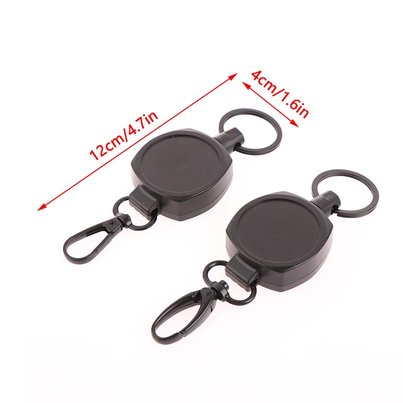 Outdoor Automatic Retractable Wire Rope Luya Tactical Keychain Clip Pull Recoil Sporty Key Ring Anti Lost ID Card Holder
Outdoor Automatic Retractable Wire Rope Luya Tactical Keychain Clip Pull Recoil Sporty Key Ring Anti Lost ID Card Holder